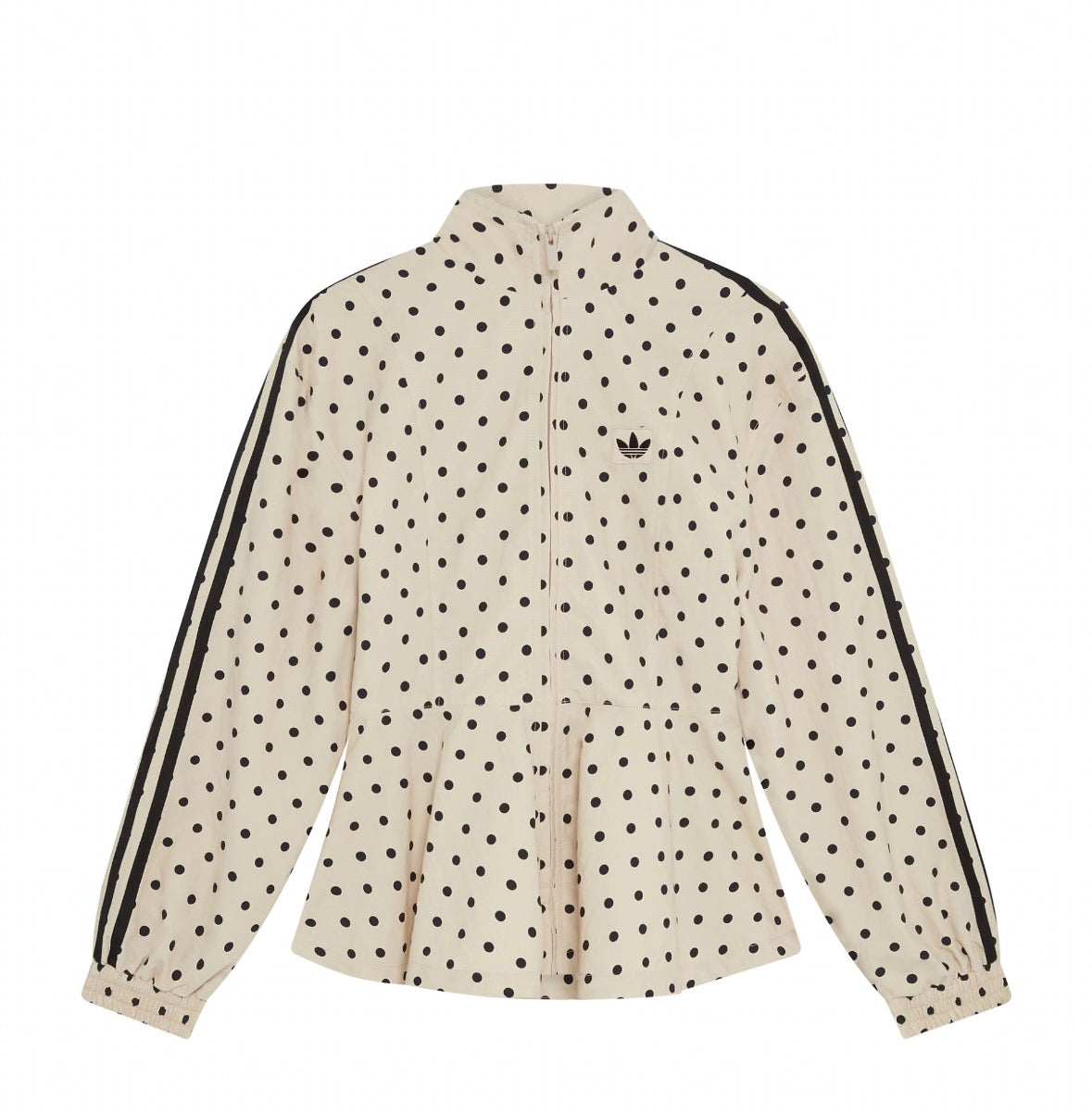Veste de survêtement à pois Adidas x ASOS Stone